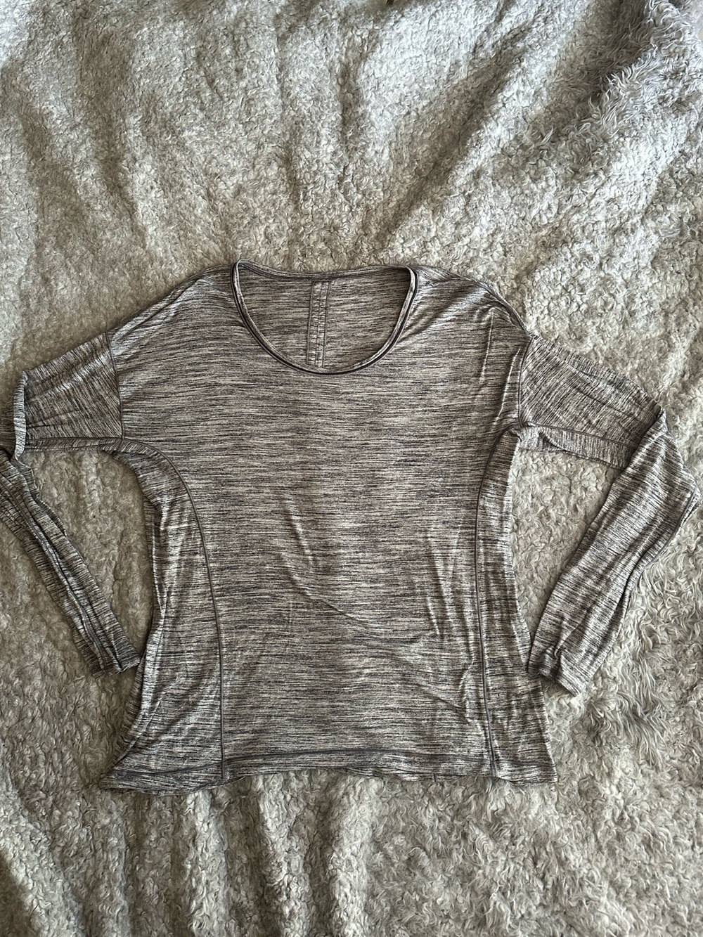 lululemon athletica Women's Long Sleeve Top - Heathered Gray